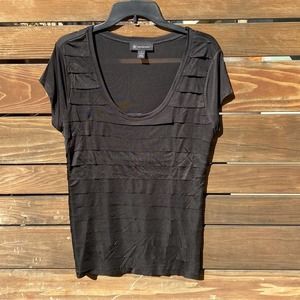 INC Black Tee - L